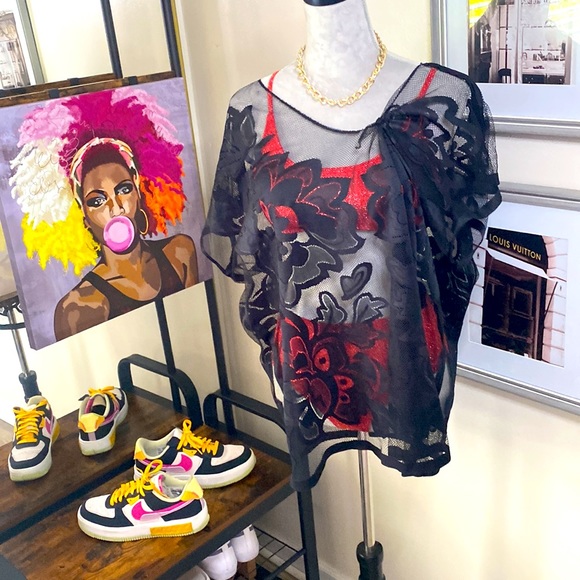 3/$50 • Shiny & Spicy | Red Bikini Bathing Suit - Picture 10 of 12